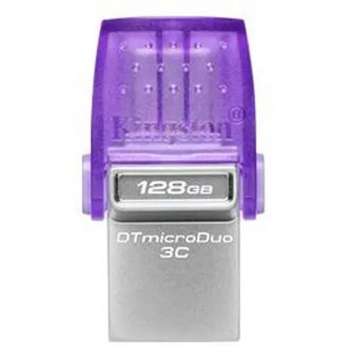 KINGSTON Fleš pen 128GB, DT microDuo3CG3, DTDUO3CG3 / 128GB