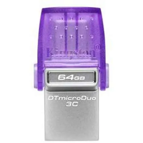 KINGSTON Fleš pen 64GB, DT microDuo3CG3, DTDUO3CG3 / 64GB