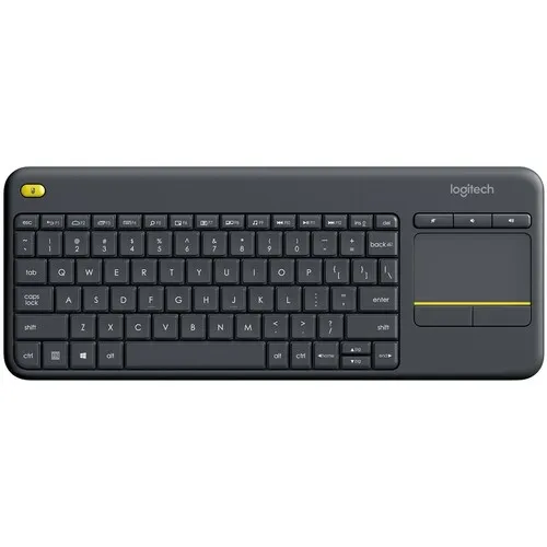 LOGITECH K400 PLUS Wireless Touchpad Black YU 920-008385