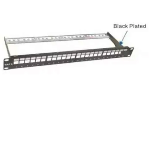MIRSAN MR.19P24P1U.01 Patch panel 19 / 1U sa 24 slotova ,bez modula