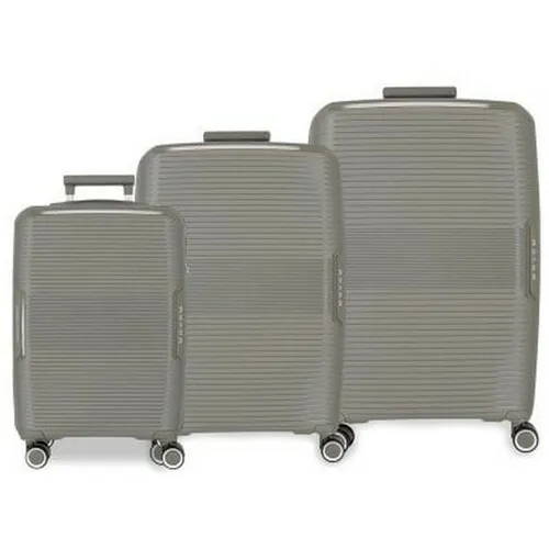 MOVOM INARI PP Set kofera 3 / 1 sa 4 tockica siva