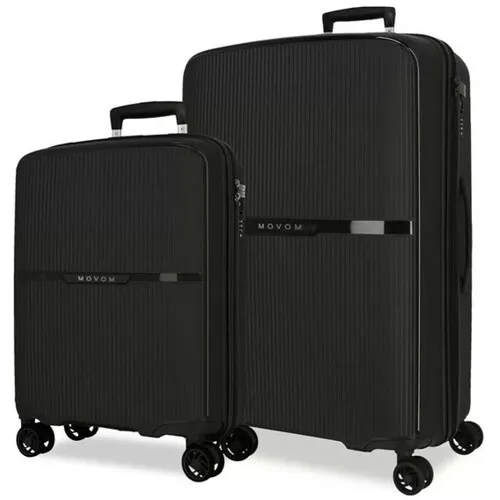 MOVOM MOON PP Set kofera 2 / 1 sa 4 tockica crna