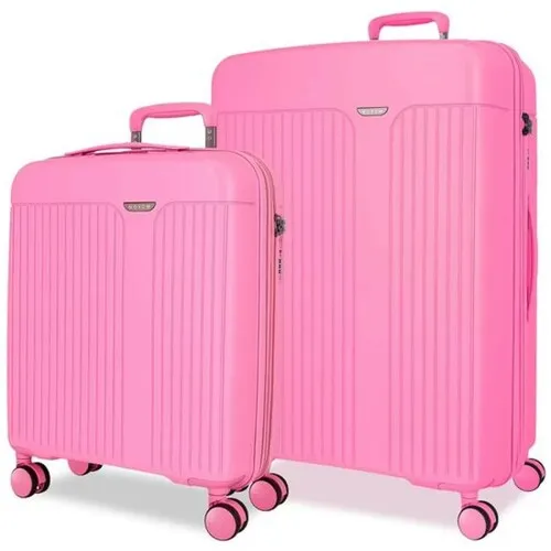 MOVOM NEW TRENDY PP Set kofera 2 / 1 sa 4 tockica pink