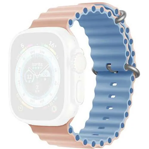 MOYE Zamenska narukvica za Moye Kronos 4 Smart Watch 44 / 45 / 49mm Pink Sand / Blue Fog