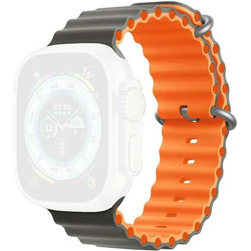 MOYE Zamenska narukvica za Moye Kronos 4 Smart Watch 44 / 45 / 49mm Cury / Orange