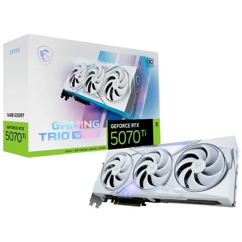 MSI GeForce  RTX 5070 Ti 16G GAMING TRIO OC WHITE
