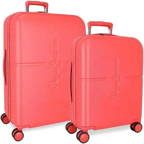 PEPE JEANS HIGHLIGHT ABS Set kofera 2 / 1 sa 4 tockica fuchsia