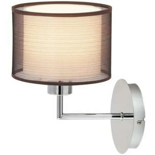 RABALUX Anastasia zidna lampaE27 max 60W hrom / braon