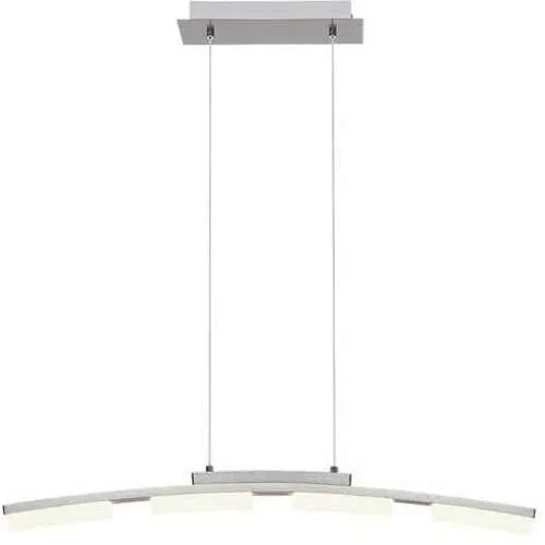 RABALUX Eucalyptus, LED visilica, 20W, 3000K, dimabilna touch, hrom