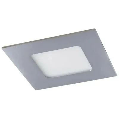 RABALUX Lois, ugradni LED panel za kupatilo IP44, hrom, 3W, 4000K, 9x9cm
