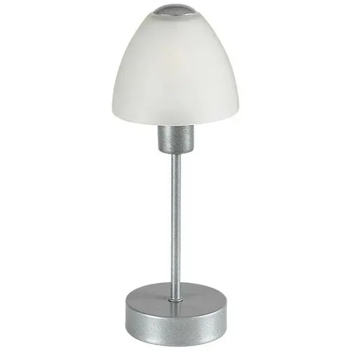 RABALUX Lydia, stona lampa, srebrna metalna