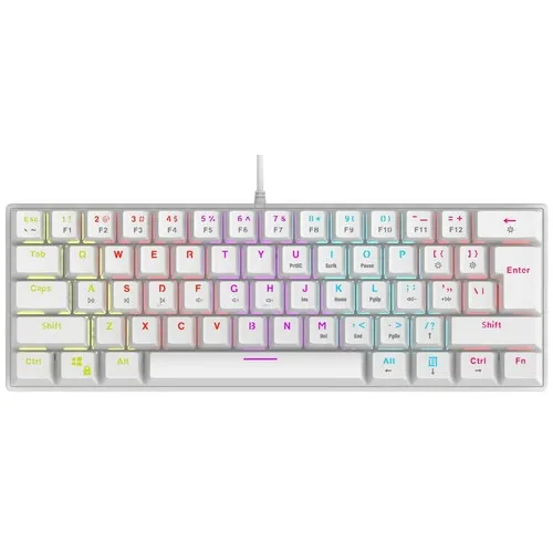 RAMPAGE PLOWER K60 WHITE RED SWITCH