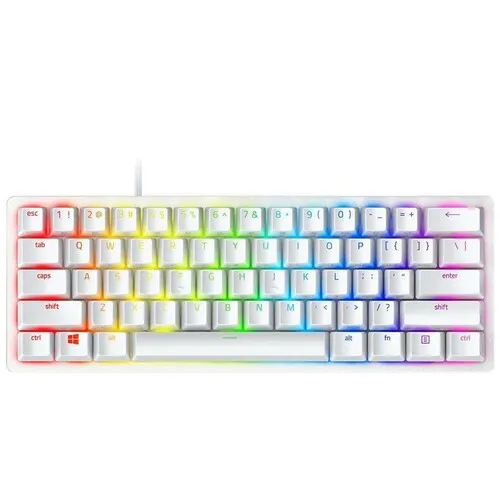 RAZER Huntsman Mini Mercury Edition 60% Opto-Gaming Keyboard Linear Red Switch