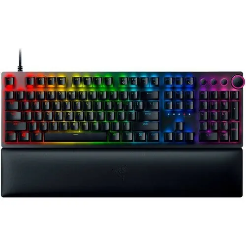 RAZER Huntsman V2 Opto-Mechanical Gaming Keyboard Clicky Purple Switch