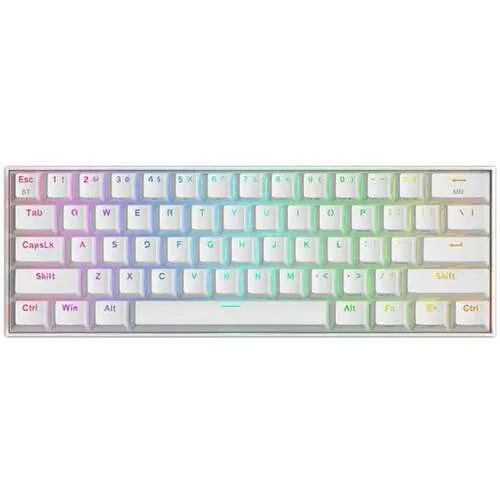 REDRAGON Draconic K530 Pro RGB Mechanical, BT, Red Switch, White