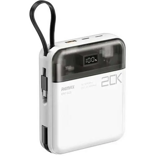 REMAX Power bank 20000mAh 22.5W White RPP-603