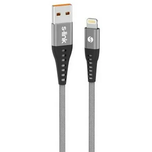 S-LINK SL-STM60L Lightning 3A 1M, sivi