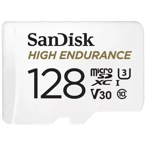 SANDISK SDHC 128GB micro 100MB / s40MB / s Class10 U3 / V30 + ADAPTER