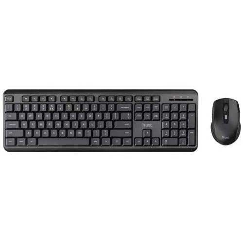 TRUST ODY II tastatura + mis US crna