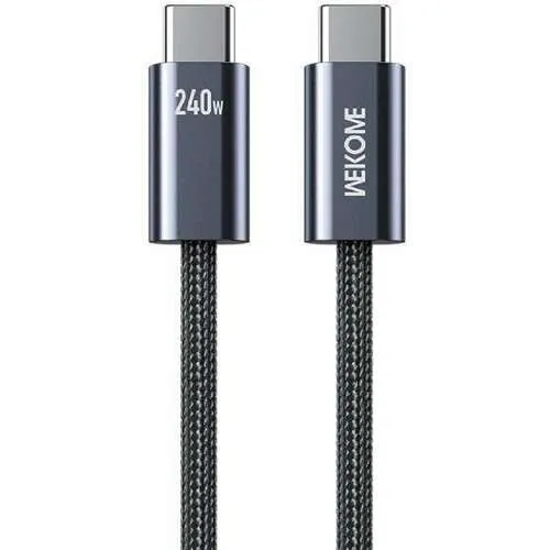WEKOME WDC-23 Kabl 3.1 USB TIP C M / M 1m 240W / 480Mb  Crni