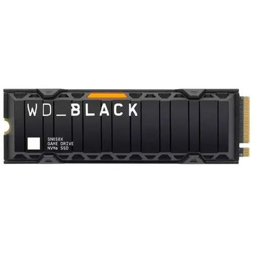 WESTERN DIGITAL 2TB M.2 NVMe Gen4 WDS200T2XHE Black SN850X + Heatsink
