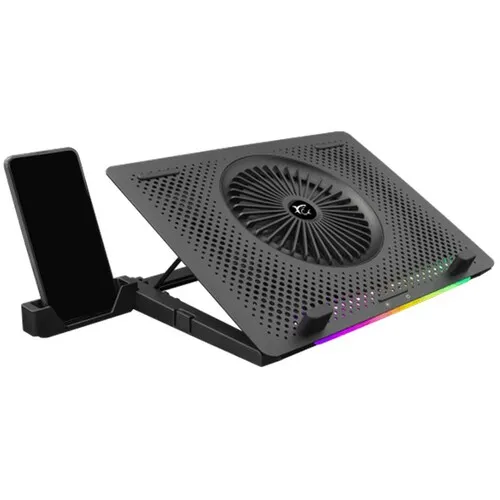 WHITE SHARK  GCP 33 ICE MASTER, RGB  /  5 Fans COOLING PAD