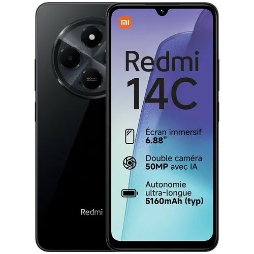 XIAOMI Redmi 14C 4GB / 128GB Midnight Black MZB0HPMEU