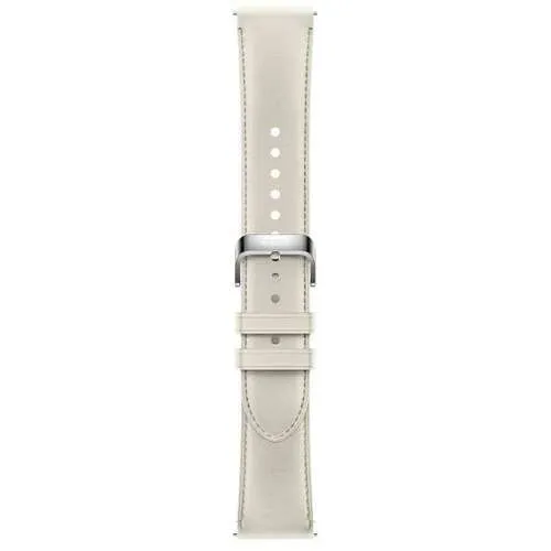 XIAOMI Watch 2 / 2 Pro / S3 / S1 Pro / S1 / S1 Active White Leather Strap