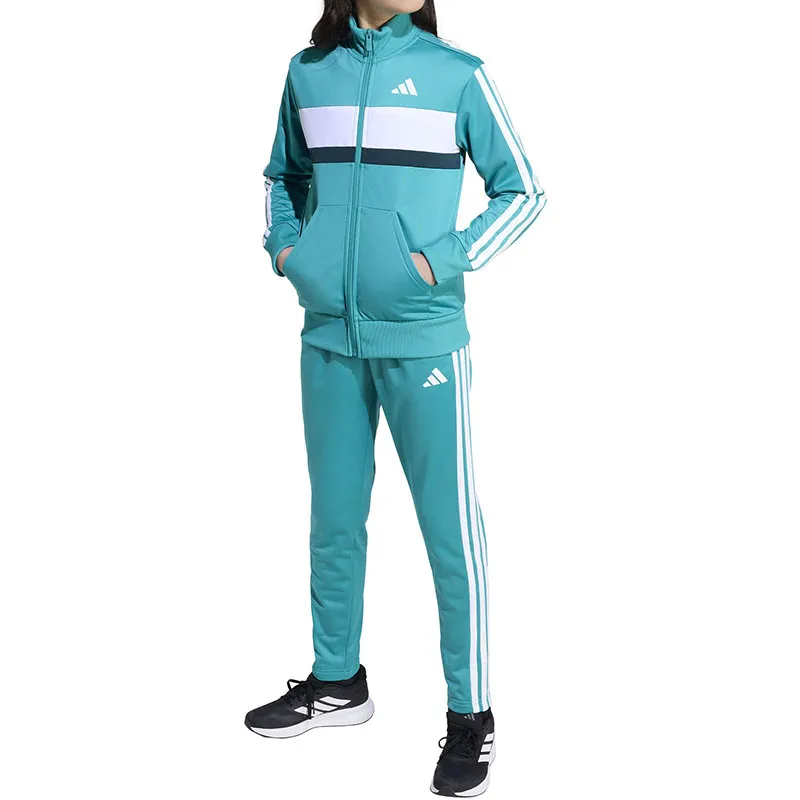 ADIDAS KOMPLET TRENERKA J 3S TIBERIO TS PURTEA/AURIVY/WHITE ZA DEČAKE