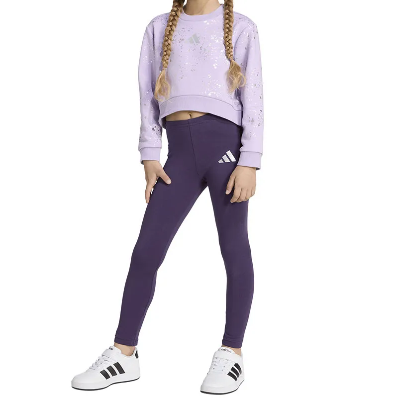 ADIDAS KOMPLET TRENERKA LG GLAM SET POWPLU/SILVMT ZA DEVOJČICE