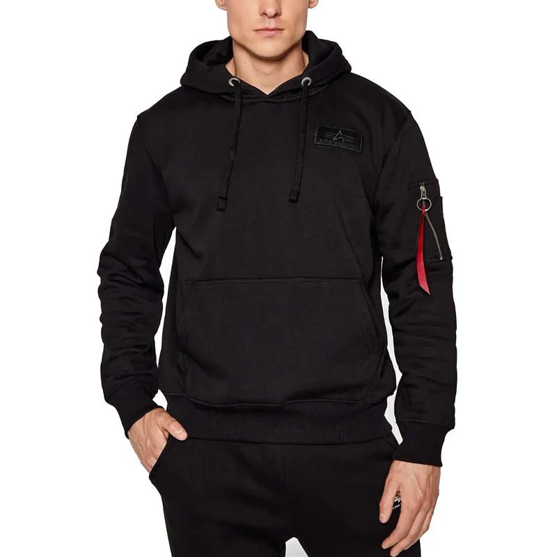 ALPHA MUSKI ALPHA INDUSTRIES DUKS RED STRIPE HOODY ZA MUŠKARCE