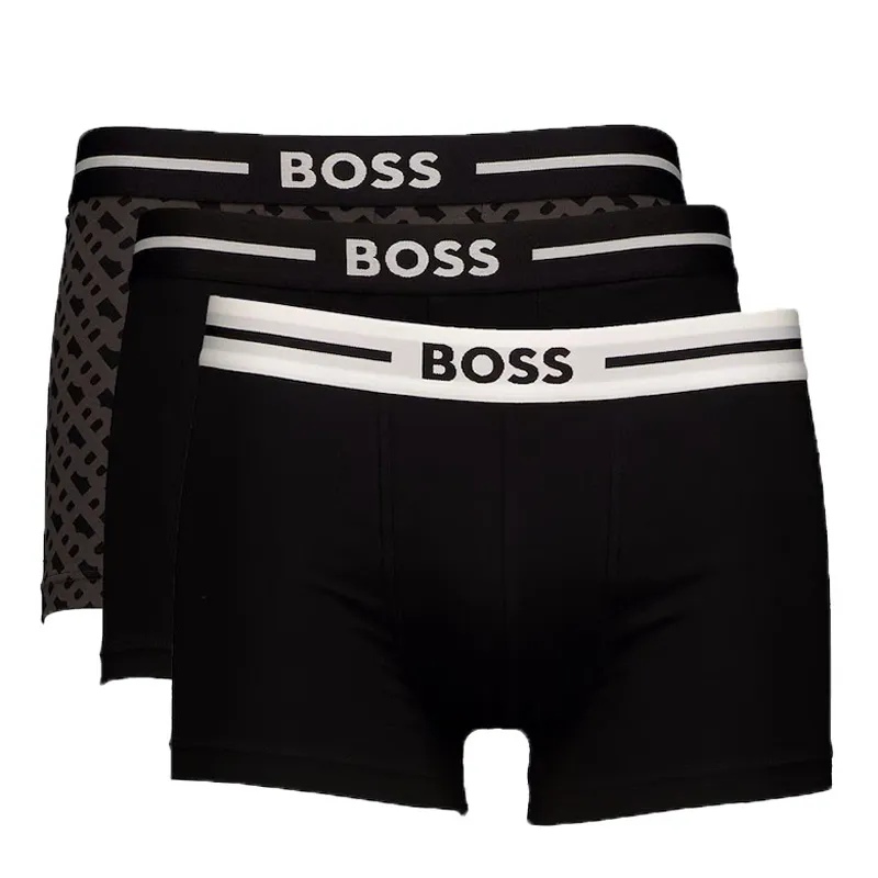 BOSS DONJI VEŠ TRUNK 3P BOLD DESIGN ZA MUŠKARCE