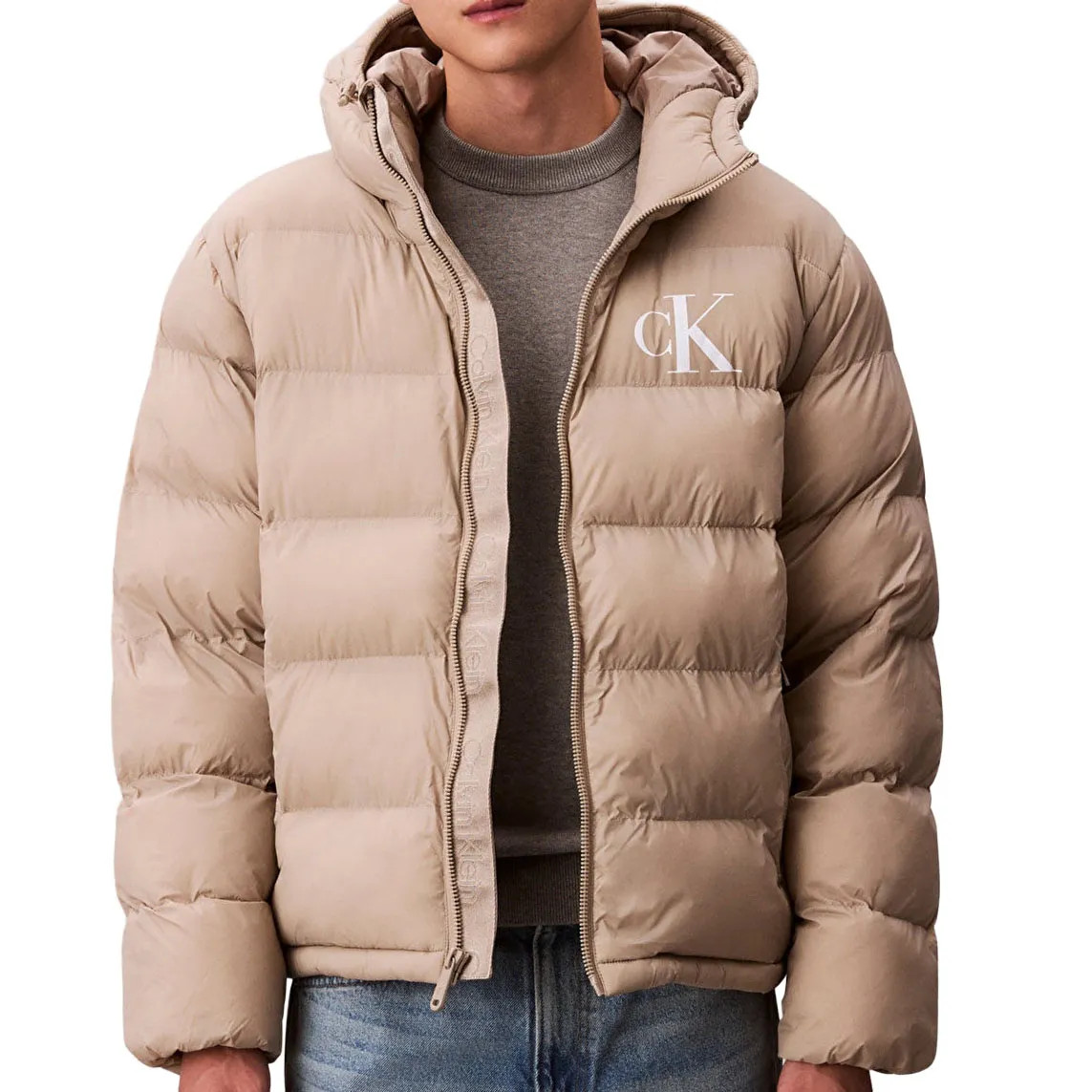 CALVIN KLEIN JAKNA NYLON MONOGRAM PUFFER ZA MUŠKARCE