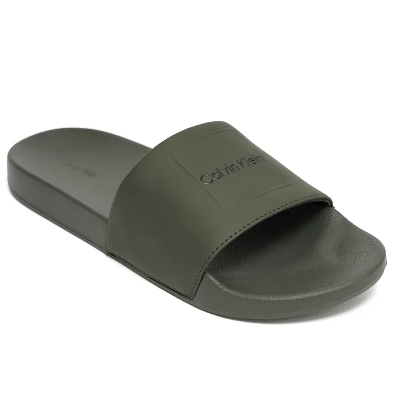 CALVIN KLEIN PAPUCE POOL SLIDE W/ CK SQUARE ZA MUŠKARCE