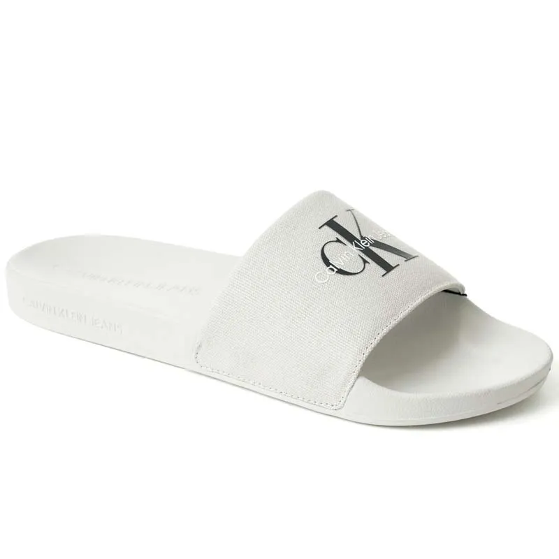 CALVIN KLEIN PAPUCE SLIDE MONOGRAM CV ZA MUŠKARCE