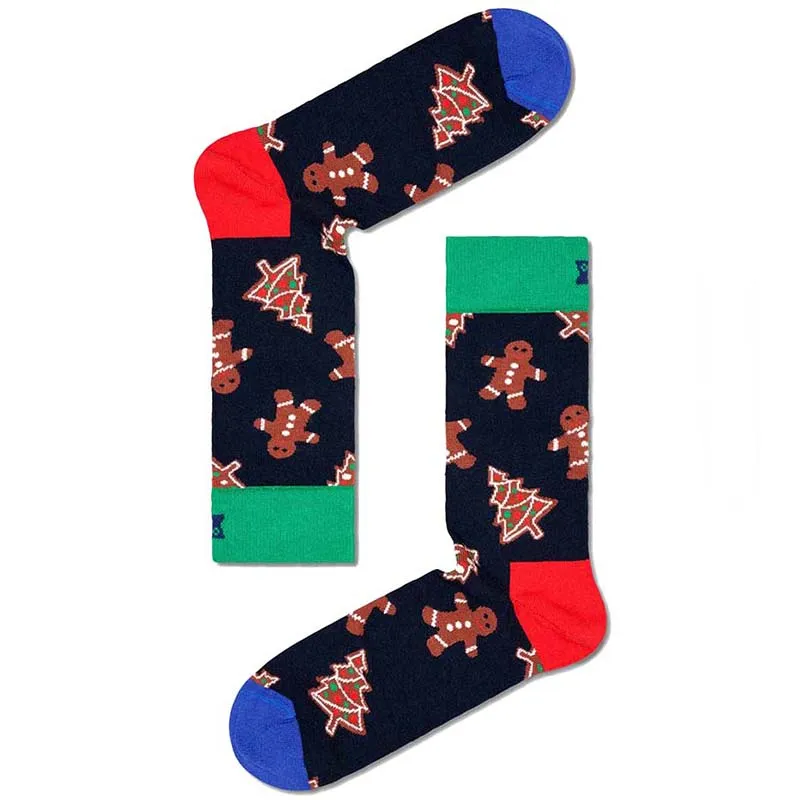 HAPPY SOCKS HAPPY SOCKS UNISEX  1-PACK GINGERBREAD COOKIES SOCKS GIFT BOX UNISEX