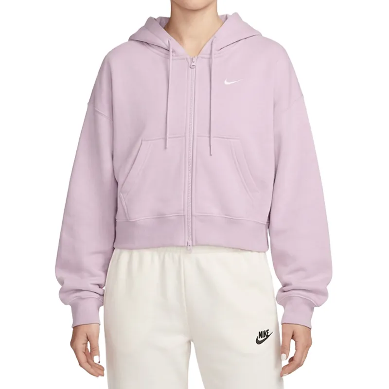 NIKE DUKS STDO FLEECE MW OVERSIZED CROP FULL-ZIP ZA ŽENE