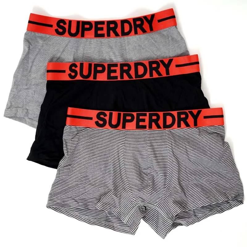SUPERDRY DONJI VEŠ TRUNK TRIPLE PACK ZA MUŠKARCE