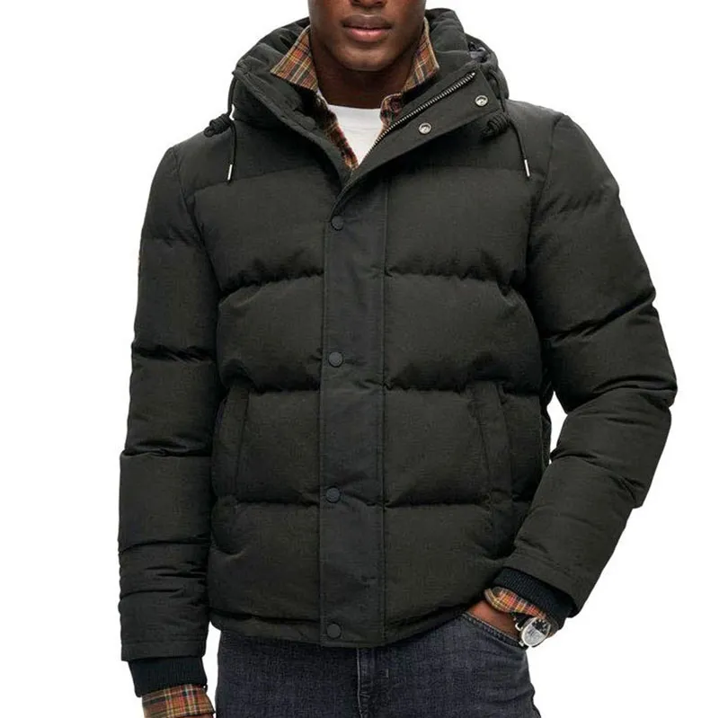 SUPERDRY JAKNA EVEREST SHORT HOODED PUFFER ZA MUŠKARCE