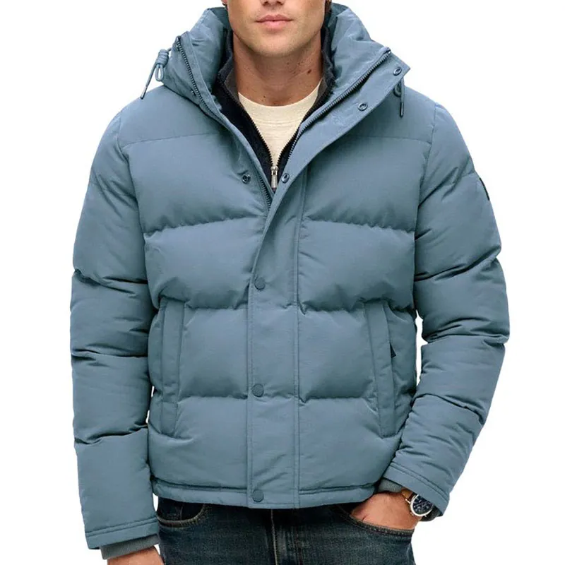 SUPERDRY JAKNA EVEREST SHORT HOODED PUFFER ZA MUŠKARCE