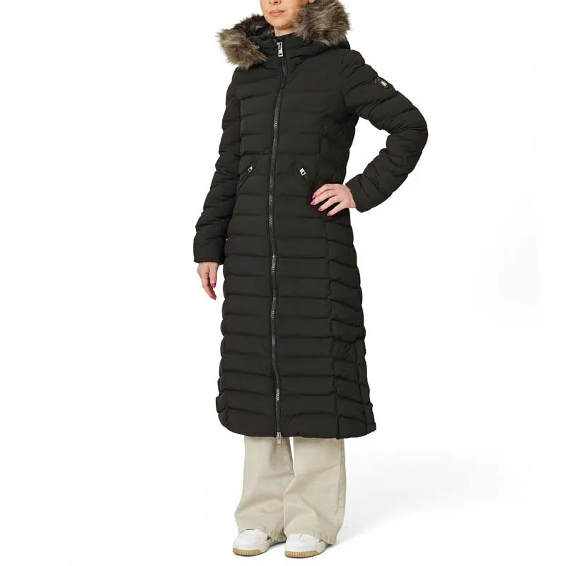 SUPERDRY JAKNA FUJI FAUX FUR HOODED LONGLINE ZA ŽENE