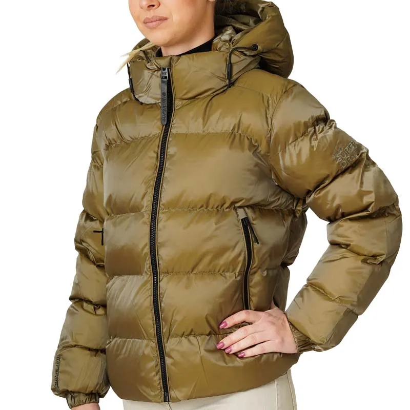 SUPERDRY JAKNA HOODED LUXE SPORTS PUFFER ZA ŽENE