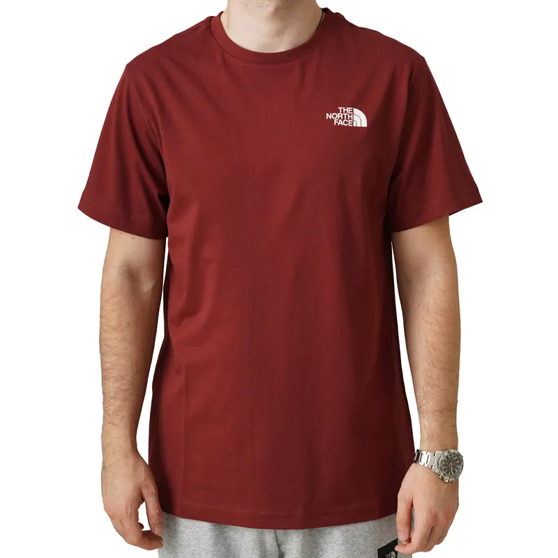 THE NORTH FACE MAJICA M SS BOX NSE TEE SUMAC/ASPHALT GREY ZA MUŠKARCE
