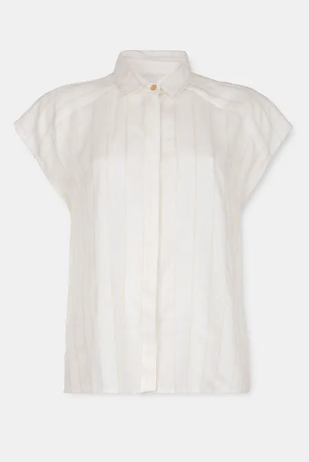 Bluza sa kragnom i diskretnom teksturom
