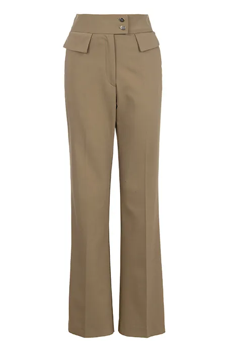 Elegantne zvonaste pantalone visokog struka