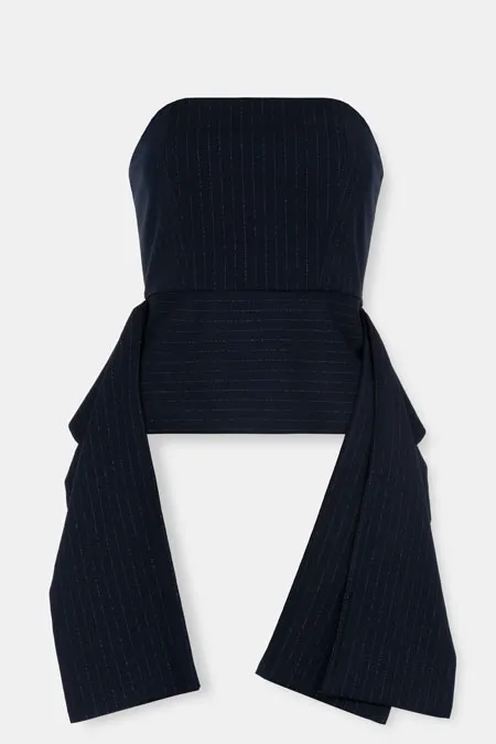Elegantni top sa lame prugama
