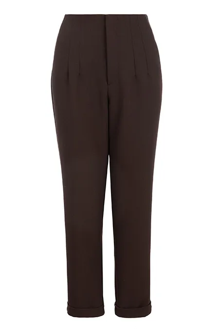 Ženske pantalone ravnog kroja i visokog struka