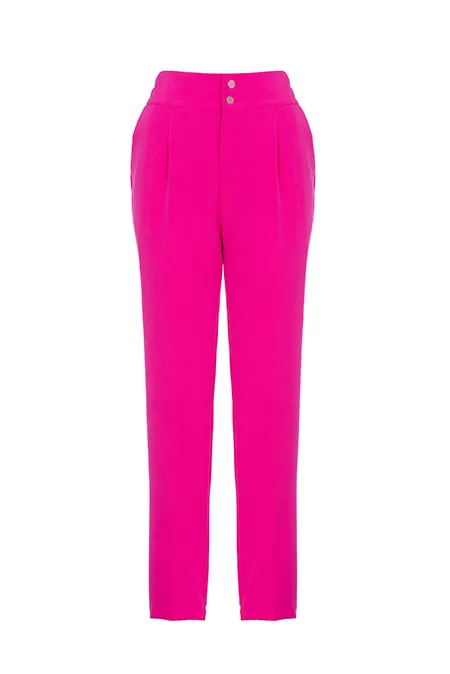 Ženske pantalone ravnog kroja visokog struka