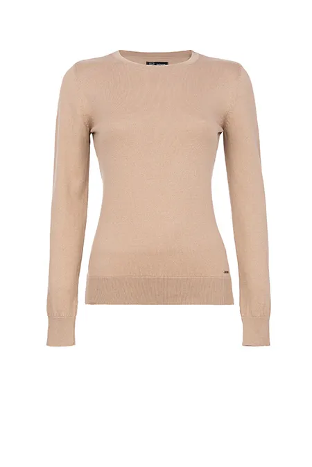 Ženski bazni džemper dugih rukava od 100% pamuka