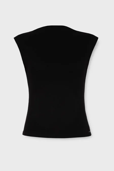 Minimalistička viskozna majica bez rukava
